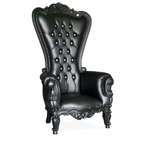 Throne Chair Malaguena Black