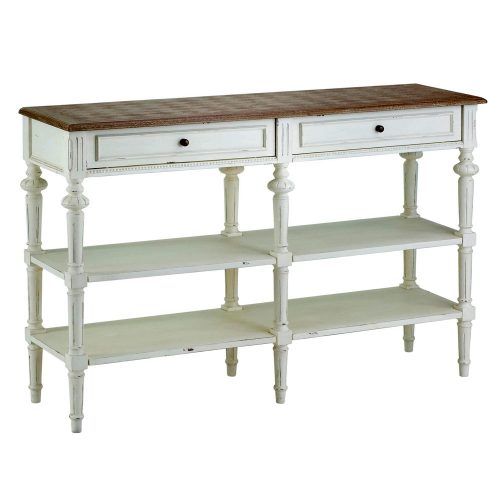Abella Shabby Chic 6 Legs Console Table