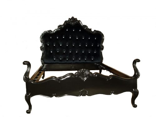 Black Painted French Style Bed