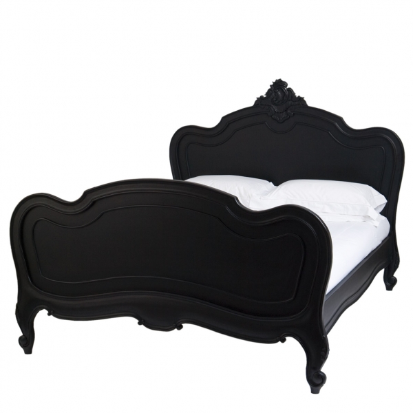 Black Painted Louis Xv Bed