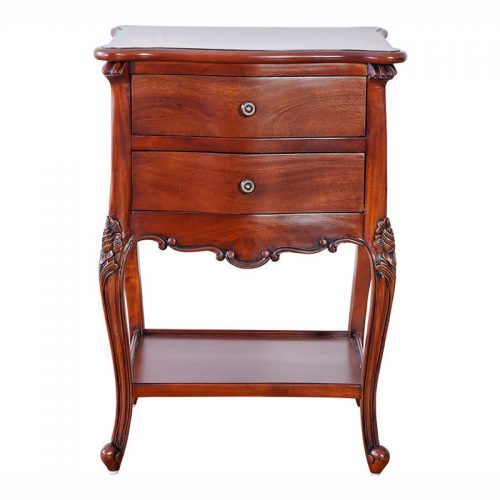 Antique Mahogany Bedside Table