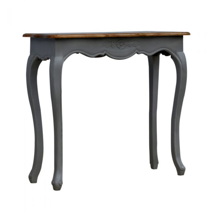 French Style Console Table Grey