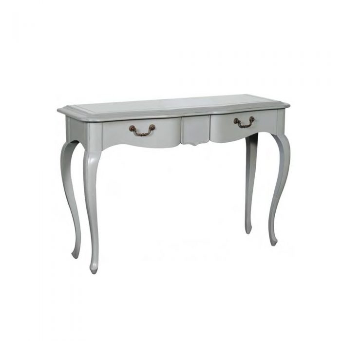 Grey 2 Drawer Console Table