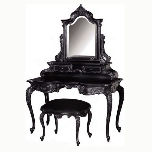 Moulin Noir Dressing Table With Stool