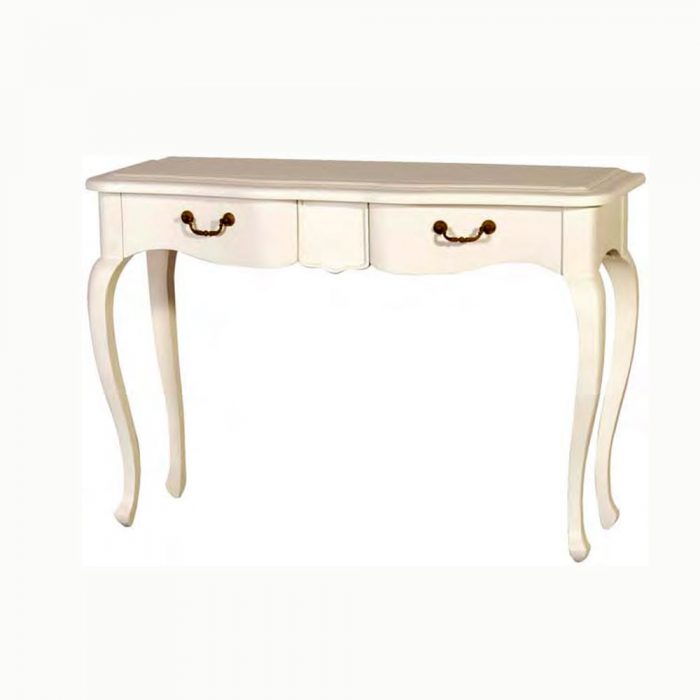 White Painted Console Table 2 Drawers
