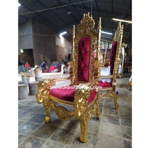 Elephant Throne King Chair